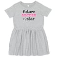 thumbnail image 3 of Inktastic Future Soccer Star Girls Girls Toddler Dress, 3 of 5