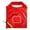 Apple, variant on Tnobhg Fruit Shape Reusable Shopping Bag Portable Drawstring Foldable Heavy Duty Cloth Large Capacity Multi-functional Grocery Bag Tote Handbag
