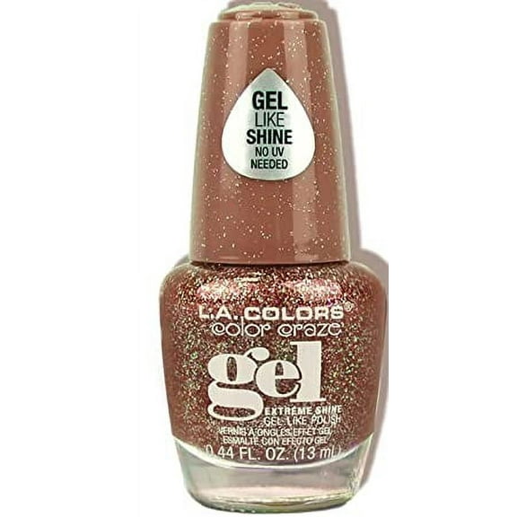 L.A. COLORS Demo - Color Craze Shimmer Gel Polish, Hyped CNL282