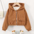 thumbnail image 6 of RTKFRFLM Kids Hoodie Jacket Fall Long Sleeve Solid Color Hooded Sweatshirt Casual Zipper Outerwear with Pockets 4-13Y, 6 of 9