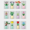 thumbnail image 6 of Flower Potted Plant Building Blocks Toy with Animals Pattern,DIY Assembly Flowers Model Plastic Toy Decoration Boys Girls Skills Training Educational Toy Gift, 6 of 6