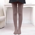 thumbnail image 2 of Darzheoy Girls Stockings Winter Breathable Versatile Thickening Plush Thermal Solid Color Casual Pantyhose,3-12 Years, 2 of 4