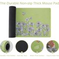 thumbnail image 6 of Large Mouse Pad for Desk Top, Floral Gaming Mousepad Desk Mat for Home Office, Green, 6 of 7