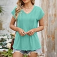 thumbnail image 2 of Button Down Shirts for Women Dressy Floral Printed Long Sleeve Blouse Business Casual Work Tops, 2 of 8