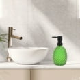 thumbnail image 2 of Unique Bargains 1 Pc Pineapple-shaped Soap Dispenser 11.84oz Green Black, 2 of 6
