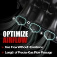 thumbnail image 3 of MITZONE Intake Manifold  Compatible with 2011 2012 2013 2014 Ford Mustang 5.0L Engine Replace CR3E9424A CR3Z-9424-A with Gasket Bolts, 3 of 7