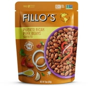 FILLO'S Puerto Rican Pink Beans Mild Spice - Single Pouch, 10 oz