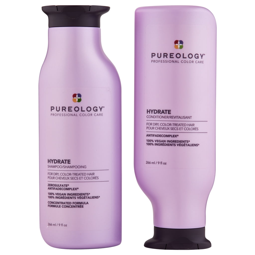Tæl op statisk Overskæg Pureology Hydrate Shampoo & Conditioner 9 oz - Walmart.com