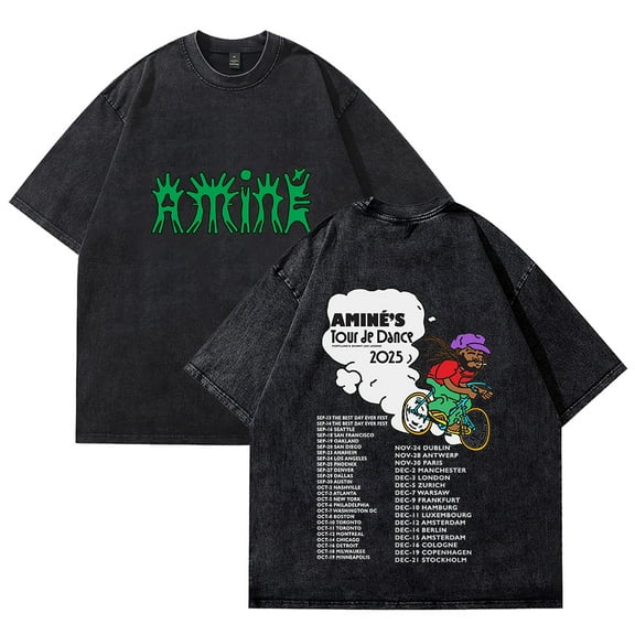 Amine Tour 2025 Tee Merch Men Women Tshirt Trendy Streetwear