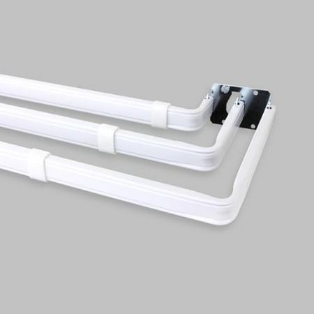 Curtains Ideas curtain rod walmart : Lockseam Triple Curtain Rod 84 to 120 inch - Walmart.com