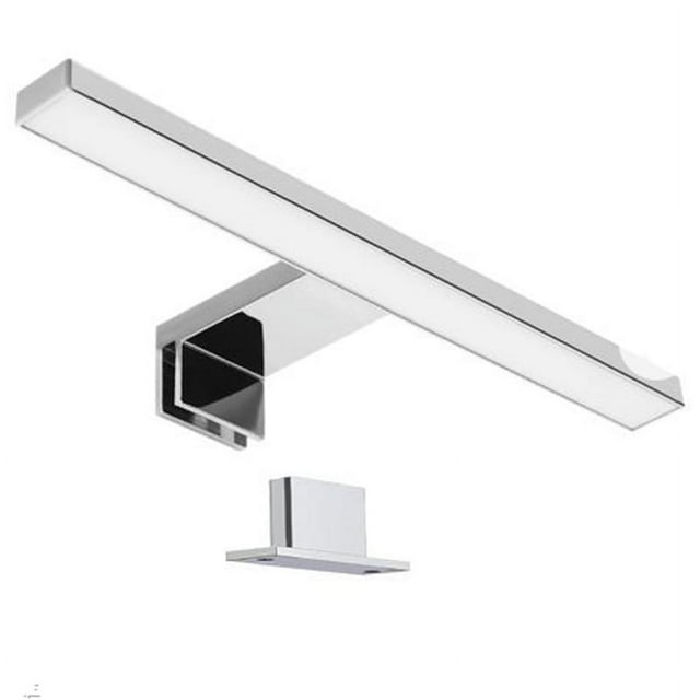 Lámpara LED para espejo de baño, 5 W, 230 V, 500 lm, IP44, resistente al agua, 30 cm, blanco neutro 4000 K, sin luz estroboscópica, bombilla de acero antivaho.
