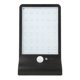 thumbnail image 4 of Lámpara de pared de seguridad para jardín al aire libre con luz de sensor de movimiento de energía solar inalámbrica de 36 LED (negro), 4 of 5