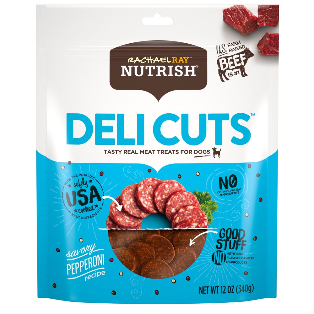 Rachael Ray Nutrish Deli Cuts Dog Treats, Pepperoni Recipe, 12 oz