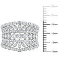 thumbnail image 3 of Created Forever Women's 1-1/5 CT T.W. Lab-Created Diamond 14kt White Gold Statement Ring, 3 of 9