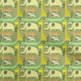 thumbnail image 1 of oneOoneCottonFlexLightGreenFabricKidsAnimalSewingCraftProjectsFabricPrintsByYard40InchWide, 1 of 4