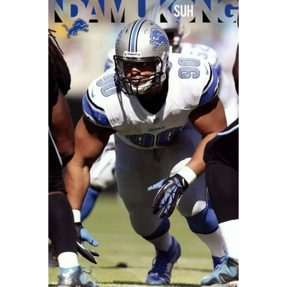 Detroit Lions - Ndamukong Suh 2013 Poster Print (24 x 36)