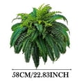 thumbnail image 3 of Tkrady Artificial Boston Fern Bush, 48Inch Artificial Plants, Suitable for Decorating Office, Patio, Living Room Greenery, 28Branches (28 Branches 1pack), 3 of 6
