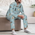 thumbnail image 6 of KLL Dog Pets Sleepwear Mens Flannel Pajamas,Long Cotton Pj Set, 6 of 7