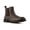 Dark Mocha, variant on Ferro Aldo Jayden MFA506020 Heavy Duty Riding Chelsea Boots, in Dark Mocha, Men's Size 6.5