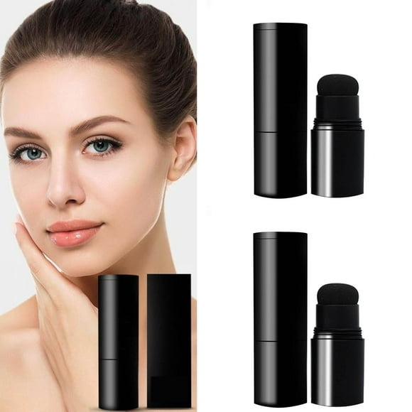 WIFKLSIIPG Hairline Powder Concealer for Thin Hair Hair Shadow Powder to Cover Roots Brow Powder Eyebrow Stamp Black