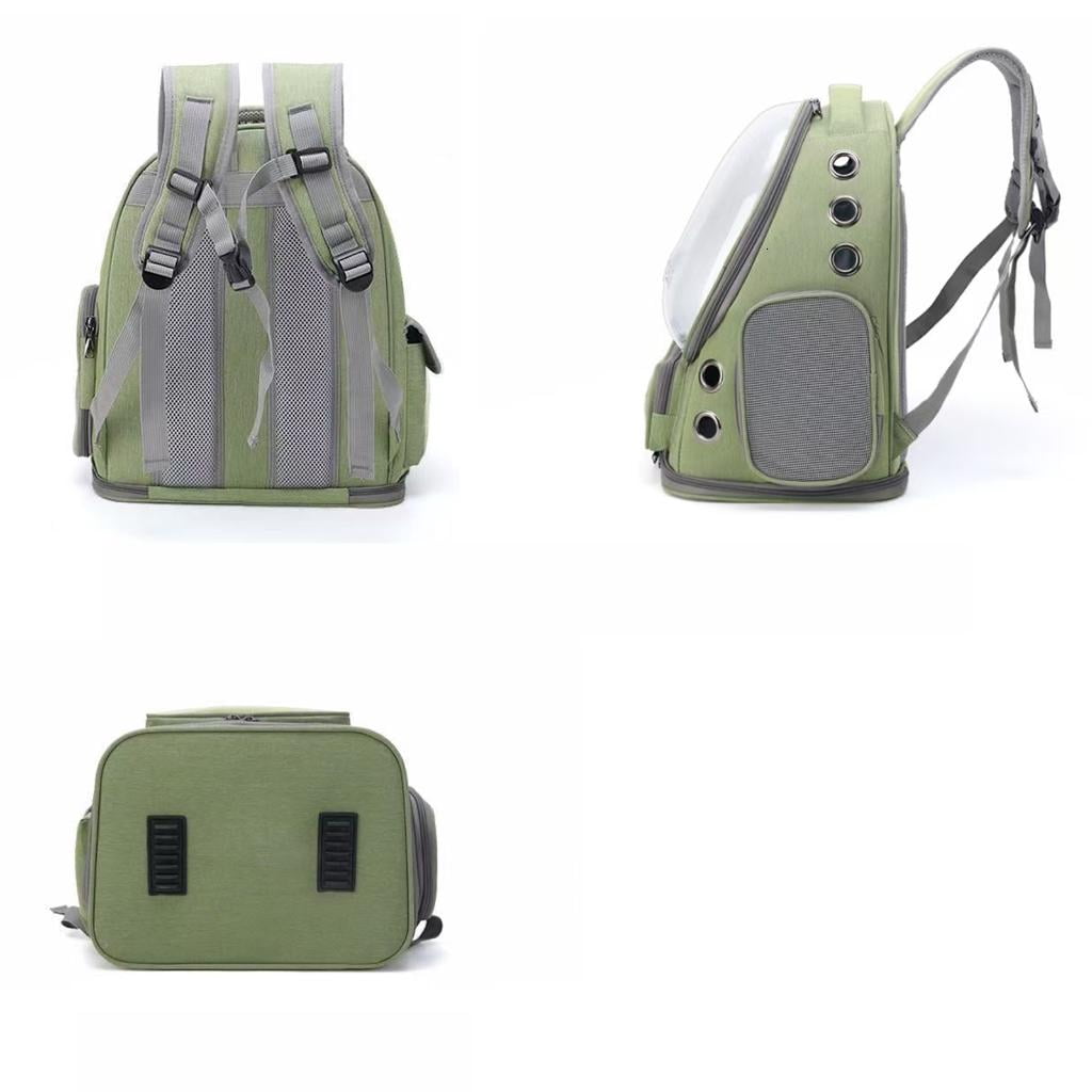 Yihuala Travel Pet Backpacks with Clear Window For Small Cats Dogs Breathable Pet Carrying Backpacks For Outdoor and Travel