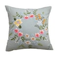 thumbnail image 2 of 3Pieces DIY Embroidery Pillow Covers Semi Finished Colorful Threads Pillow Case Fabric Floral Pattern Cross for Bedroom Decorative, 2 of 8