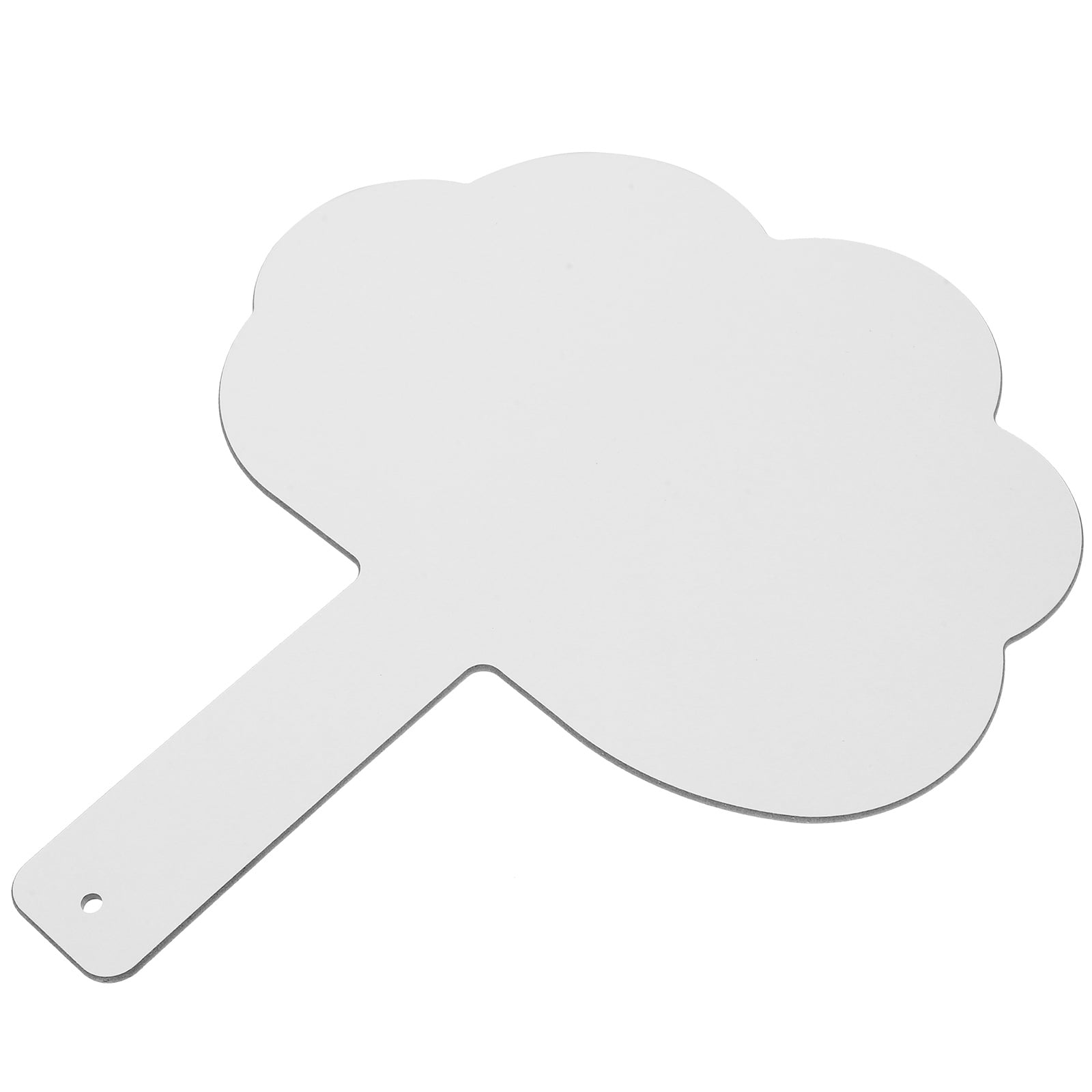 HEALEEP Portable Dry Erase Board Students Whiteboard PVC White 1Set