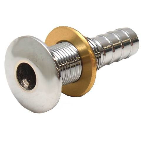 Rinker Boat Thru Hull Fitting 7450170 | 5/8 Inch Stainless Steel