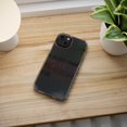 thumbnail image 5 of DistinctInk Clear Hybrid Case for Apple iPhone 15 Pro (6.1" Screen) - Silent Yawn Scream For Coffee - Tempered Glass Back, 5 of 9