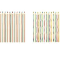 LQQBOX 30 Pieces Drawing Pencil Rainbow Colored Pencil Set for Art Drawing, Coloring and Sketching