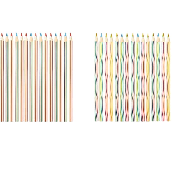 LQQBOX 30 Pieces Drawing Pencil Rainbow Colored Pencil Set for Art Drawing, Coloring and Sketching