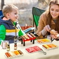 thumbnail image 4 of 36 PCS BBQ Grill Playset Toy Barbecue Kitchen Cooking Playset, Interactive Grill Play Food BBQ Accessories Set for Girls Boys Toddler Play Cooking Set for Toddlers 1-3 Cooking Toys for Kids Ages 4-8, 4 of 10