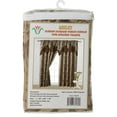 thumbnail image 2 of Luxury Jacquard Curtain Panel with Attached Waterfall Valance, 54 by 84-Inch Ashley Taupe (1-Panel), 2 of 4