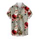 thumbnail image 1 of Tops Para Hombre Tops Con Estampado Navideño Botones Casuales Playa Camisa de Manga Corta Descubierta Sin Posicionamiento Blusa Odeerbi  ODB179625, 1 of 7