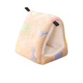 thumbnail image 7 of Sunjoy Tech Semi-enclosed Hamster Cage,Soft Thickened Sleeping Bed for Small Animal,Windproof Washable Squirrel Mini Hedgehog Plush Nest Winter, 7 of 7