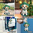 thumbnail image 2 of NSESSHome 2024 Christmas Dog Tree Decorations, Hanging Ornament, Dog Animal Pendant for Car Interior Home Holiday Party Wall Gifts, 2 of 6