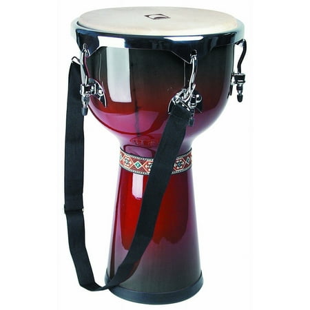 Rhythm Tech RT 5122 Djembe Red to Black-12 Inch