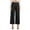 Black, variant on Stylish Olyvenn Women Dress Pants High Waisted Wide Leg Pants Business Casual Flowy Loose Palazzo Trousers with Pockets Beige XXL
