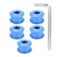 thumbnail image 2 of Tornillo de disco de bicicleta, 5 piezas Plato de bicicleta Tornillos de rueda de cadena de bicicleta Tornillo de bicicleta Fiabilidad excepcional, 2 of 8