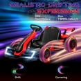 thumbnail image 4 of Aosom 24V 7.5 MPH Electric Go Kart with Adjustable Seat, Slow Start, Red, 4 of 10