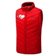 thumbnail image 5 of Luxalzxs Plus Size Heated Coat for Men And Women 9 Heating Area Heated Jacket Heart Print Stand Collar Heated Vest, 5 of 5