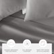 thumbnail image 2 of Juego de 2 Fundas de Almohada Súper Suaves Gris Claro para Ropa de Cama Tamaño King de Comfort Canopy, 2 of 12