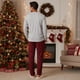 thumbnail image 4 of Conjunto de pijama Beverly Hills Polo Club de forro polar con top térmico, 4 of 4