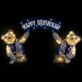 thumbnail image 3 of Northlight LED Lighted Polar Bear "Happy Hanukkah" Sign Outdoor Christmas Decoration - 30", 3 of 7