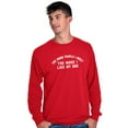 thumbnail image 5 of The More People I Meet I Like My Dog Long Sleeve TShirt Men Women Brisco Brands S, 5 of 6