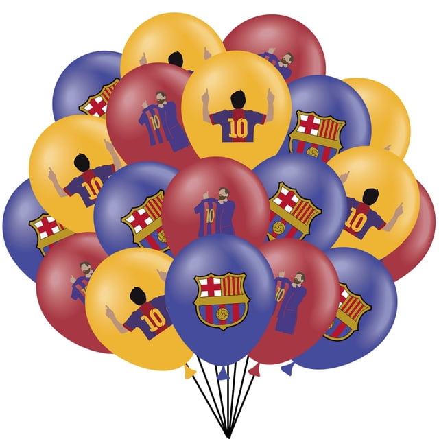 Globos para decoración de fiesta en Barcelona, 30 unidades, con temática de fútbol