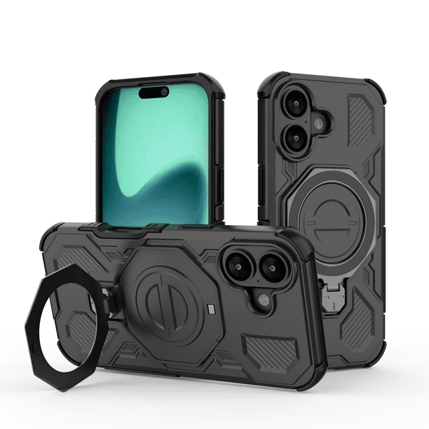Funda GANGXUN para iPhone 17 , magnética, ligera, soporte 360°, antigolpes