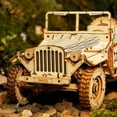 thumbnail image 3 of Modèle Réduit Jeep Militaire 3D Puzzle ROKR MC701, 3 of 6