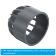 thumbnail image 5 of Cubierta de rejilla de desagüe atrial Uxcell redonda para exteriores, adaptador de tubería de desagüe UPVC 1-1/2" 2, 5 of 5