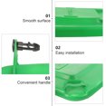 thumbnail image 4 of Green Plastic Trash Can Lid Cover for Outdoor Waste Bin, Weather-Resistant Garbage Can Top, 4 of 6